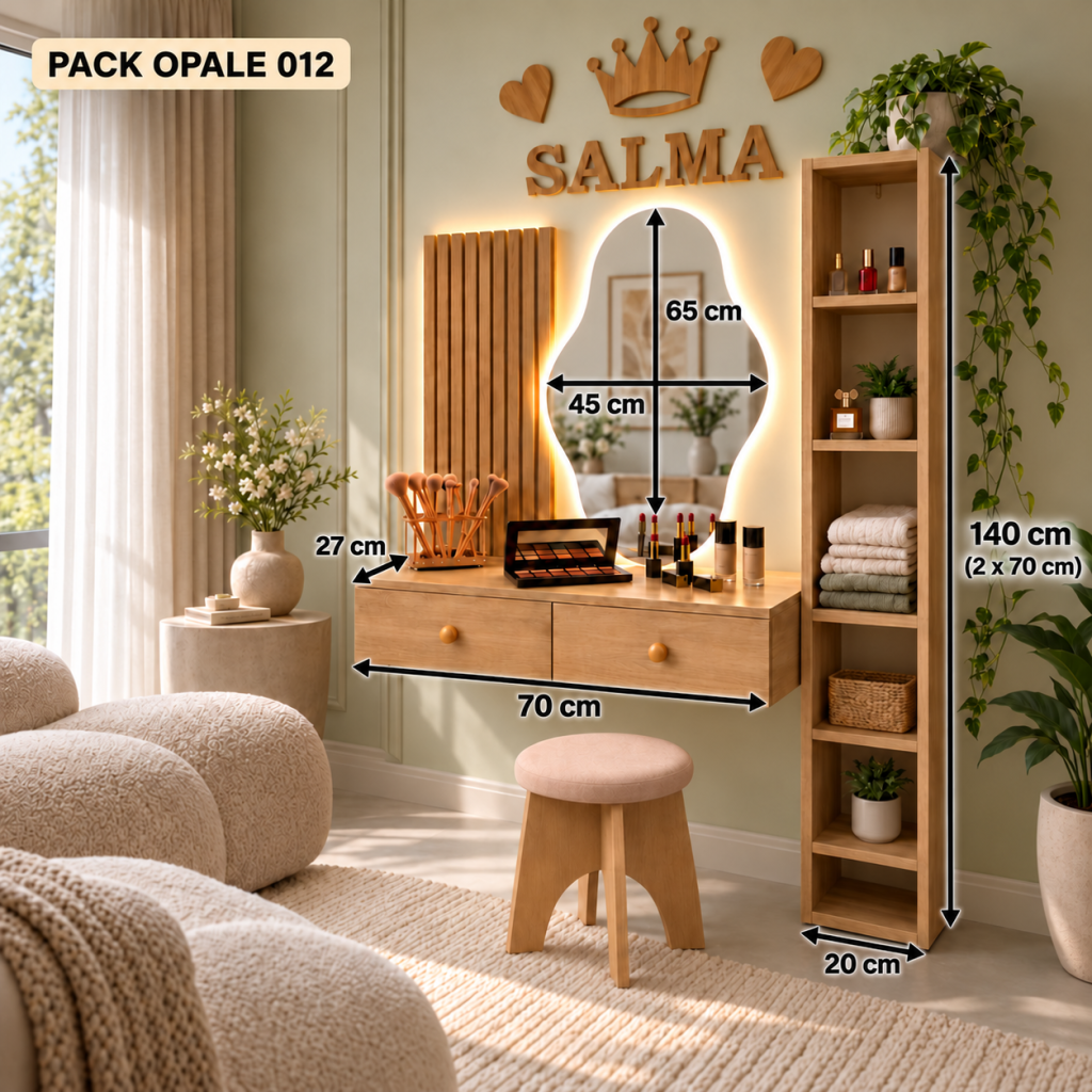 مقاسات ومكونات PACK OPALE 012
