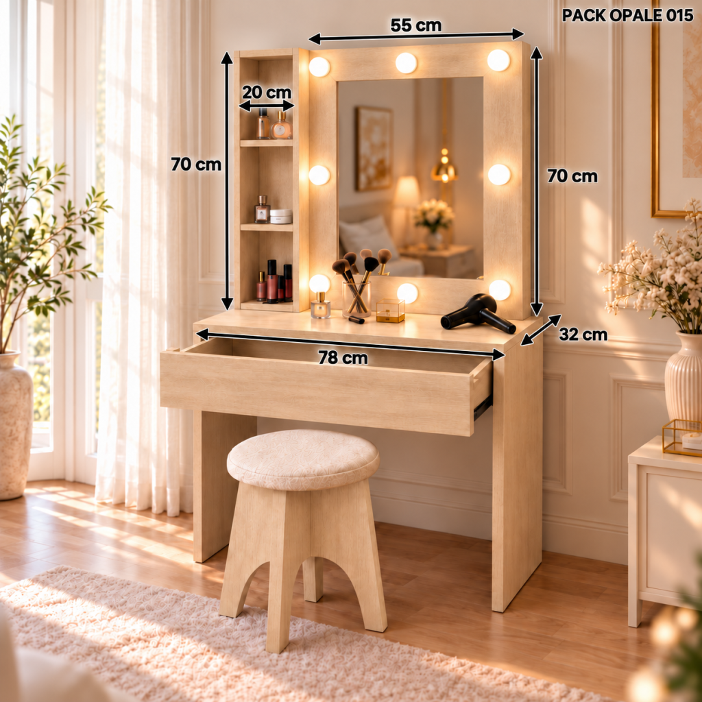 مقاسات ومكونات PACK OPALE 015