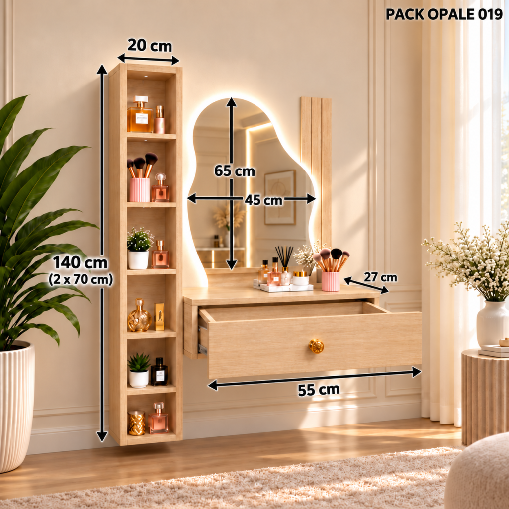 مقاسات ومكونات PACK OPALE 019