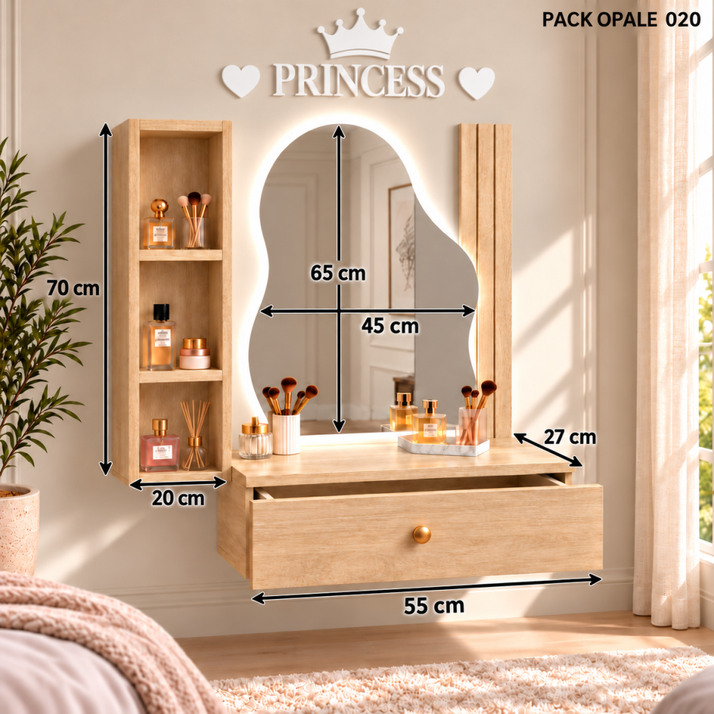 مقاسات ومكونات PACK OPALE 020