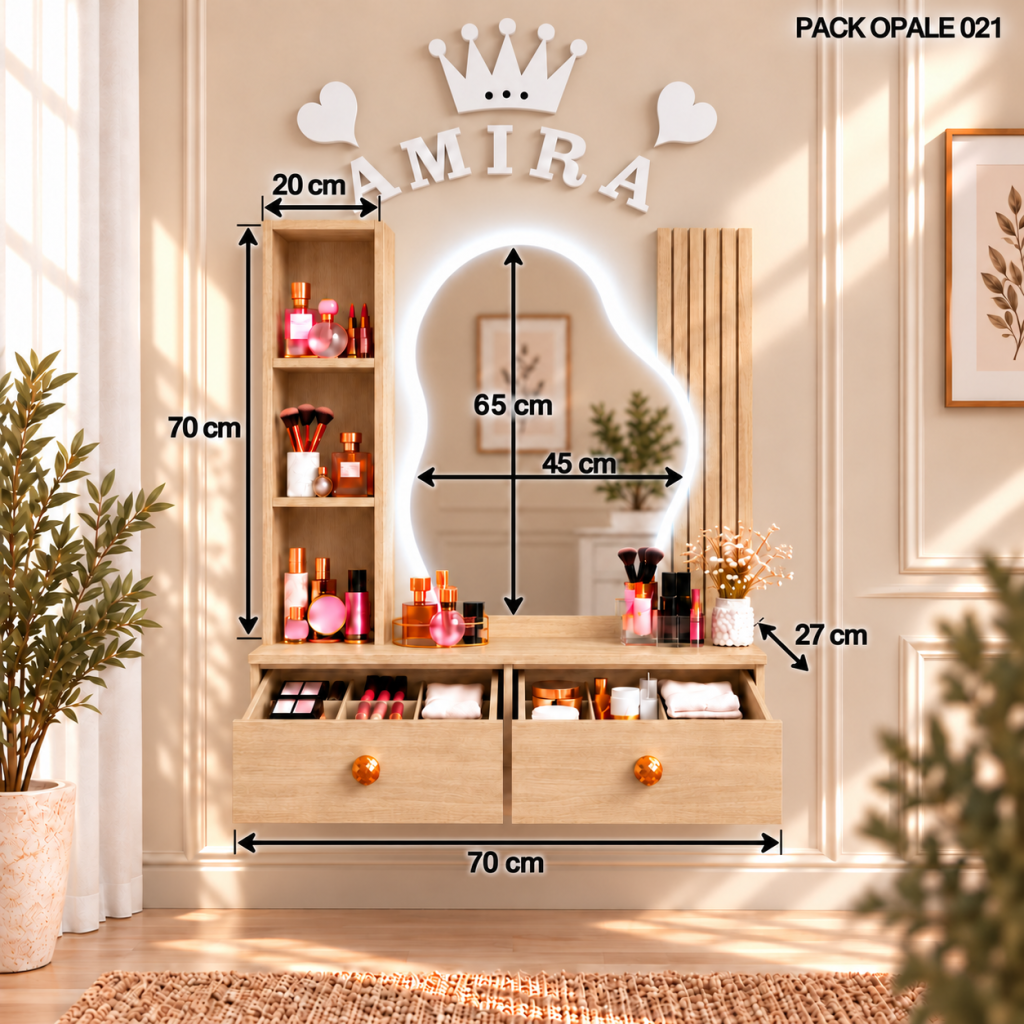 مقاسات ومكونات PACK OPALE 021