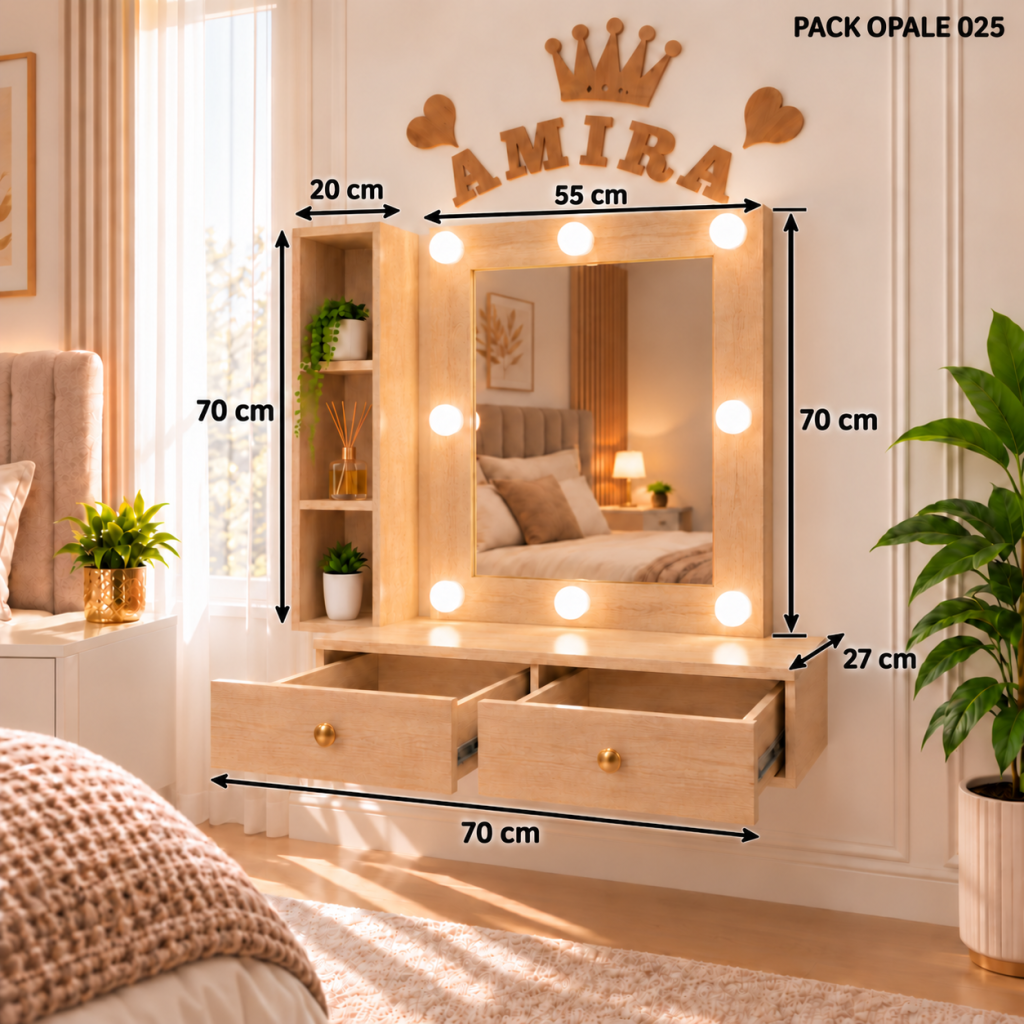 مقاسات ومكونات PACK OPALE 025