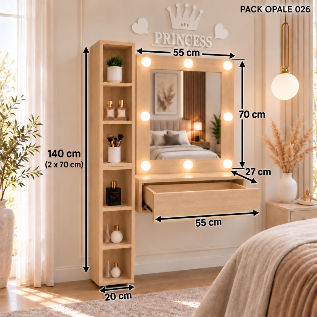 مقاسات ومكونات PACK OPALE 026