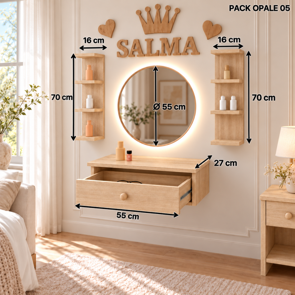 مقاسات ومكونات PACK OPALE 05
