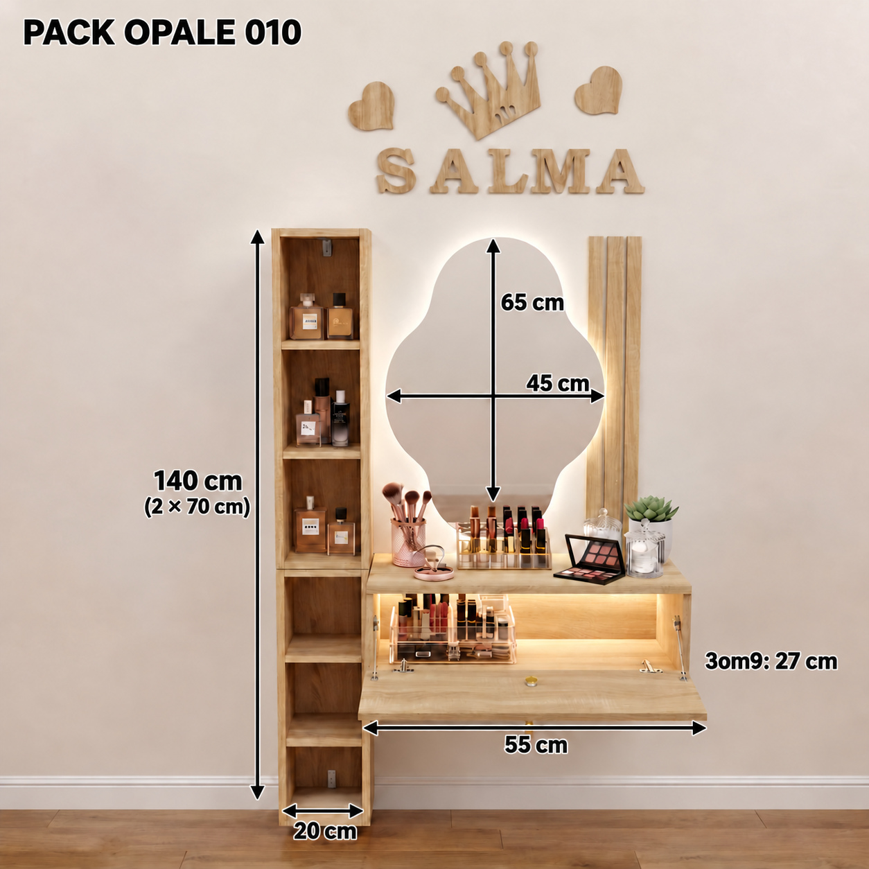 PACK OPALE 010 — بالباب — المقاسات