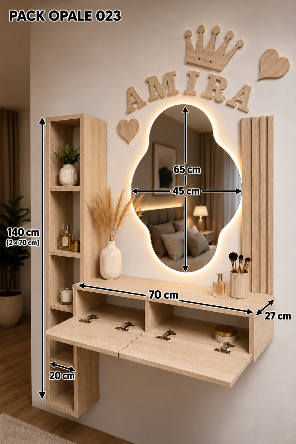 PACK OPALE 023 — المقاسات