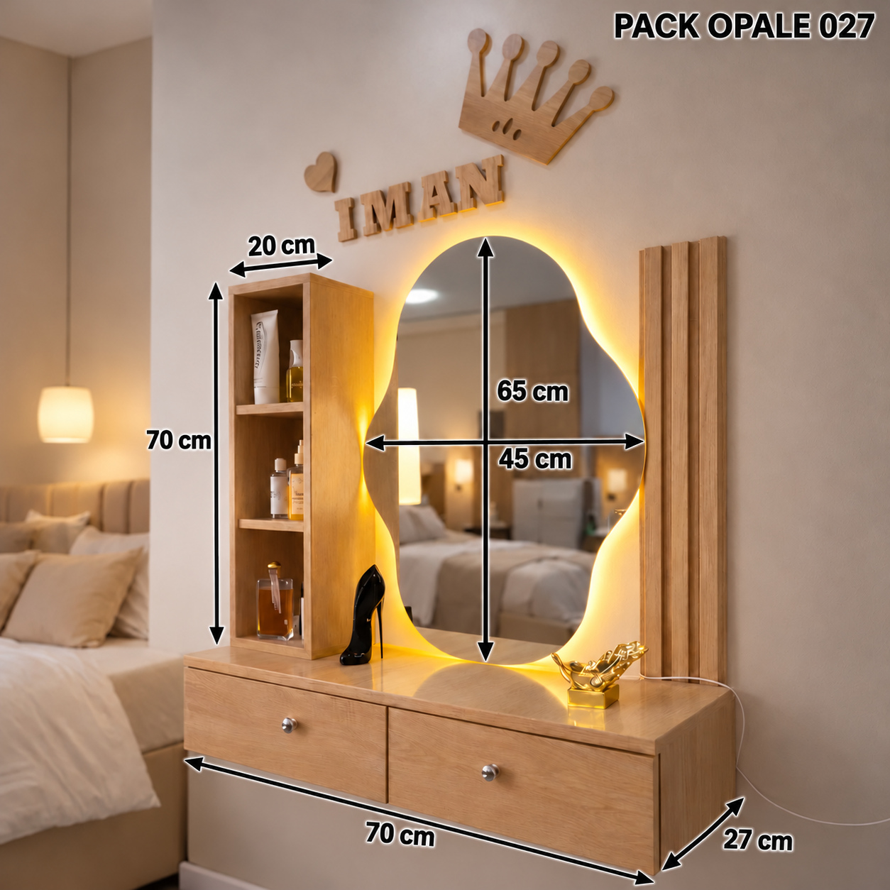PACK OPALE 027 — المقاسات
