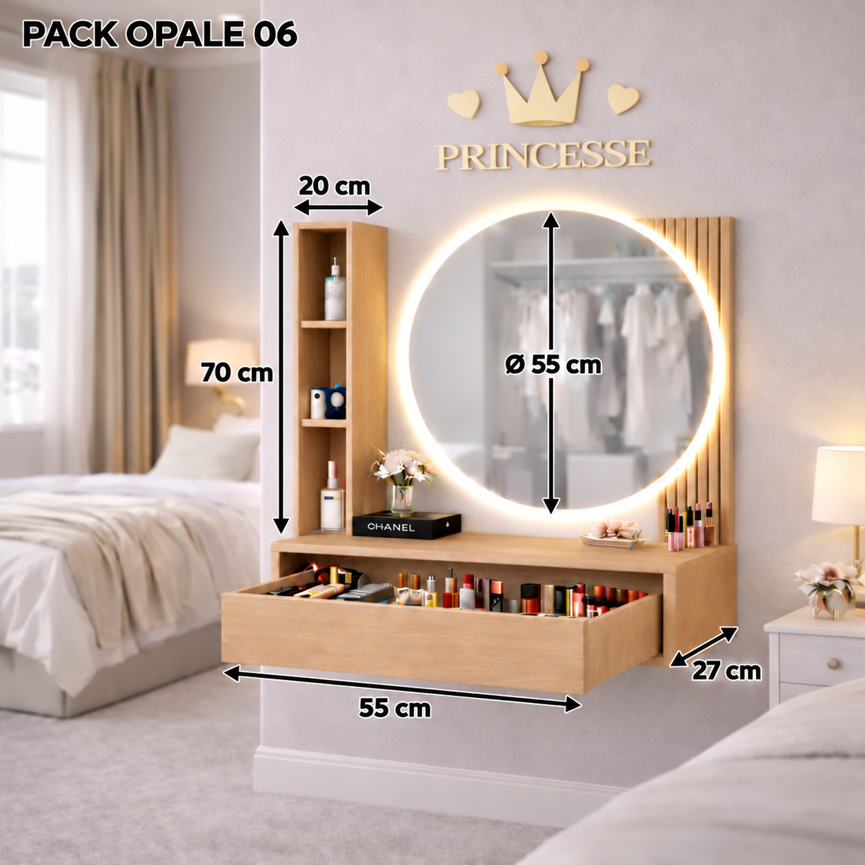 PACK OPALE 06 — المقاسات