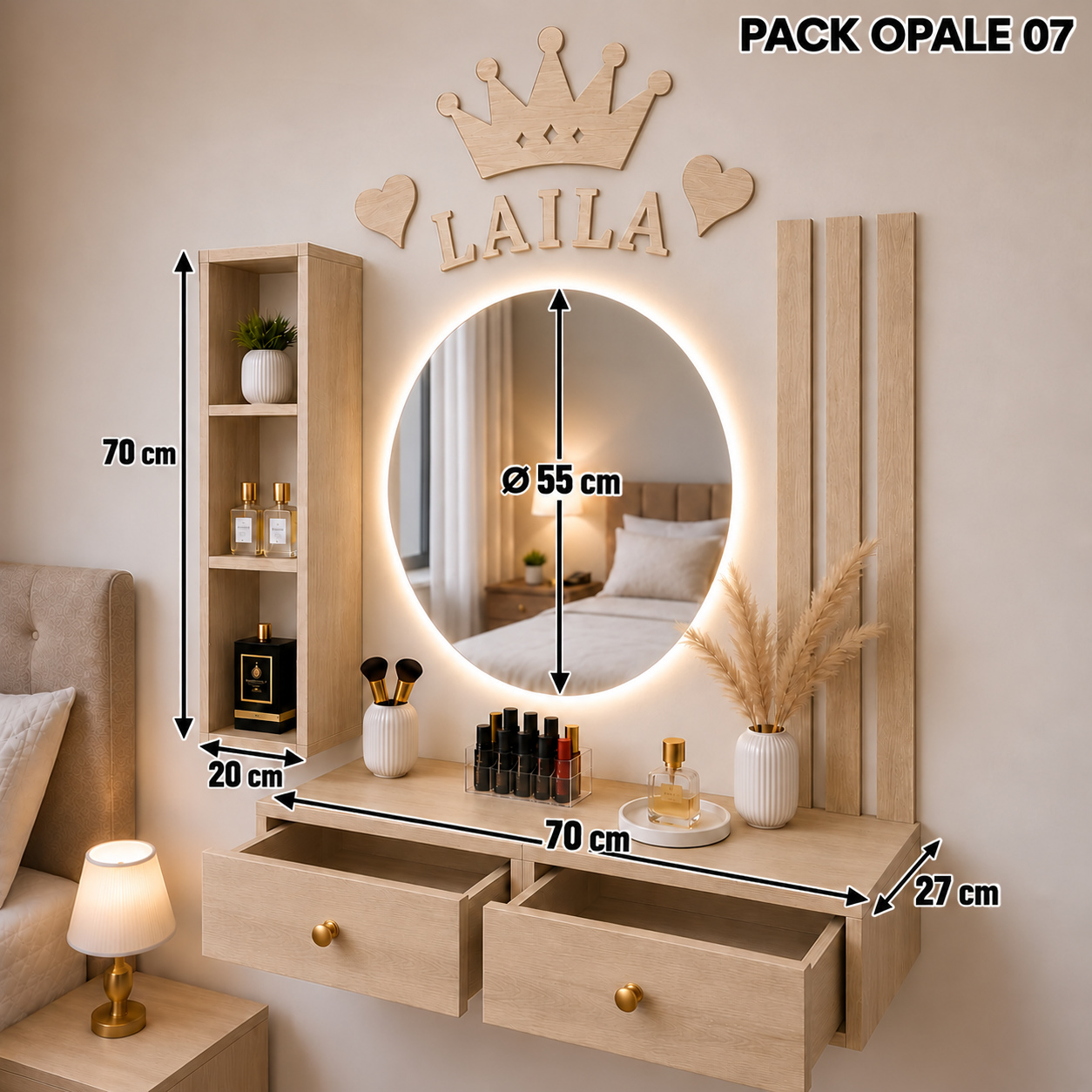 PACK OPALE 07 — المقاسات